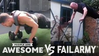 People Are Awesome vs. FailArmy | Weightlifting, Pool Trickshots & More!