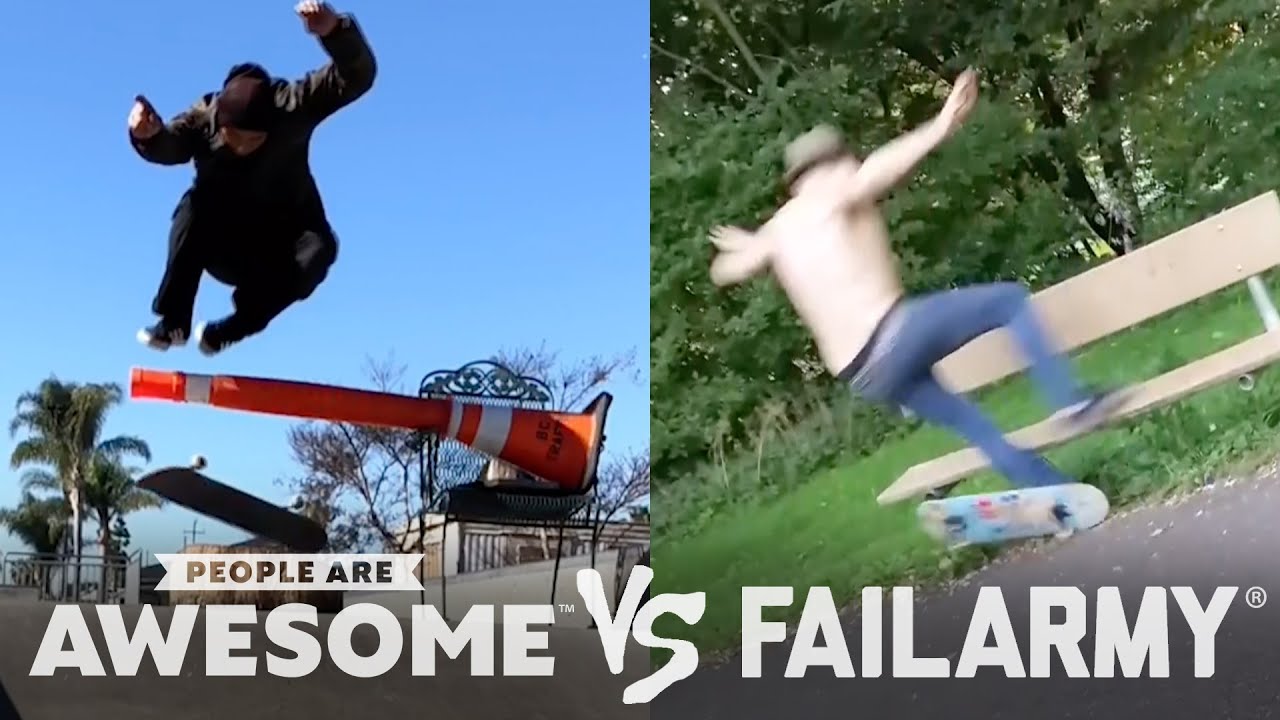 People Are Awesome vs. FailArmy | Martial Arts, Football, Gymnastics & More!